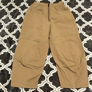 Roucha Penn zip pants in tan